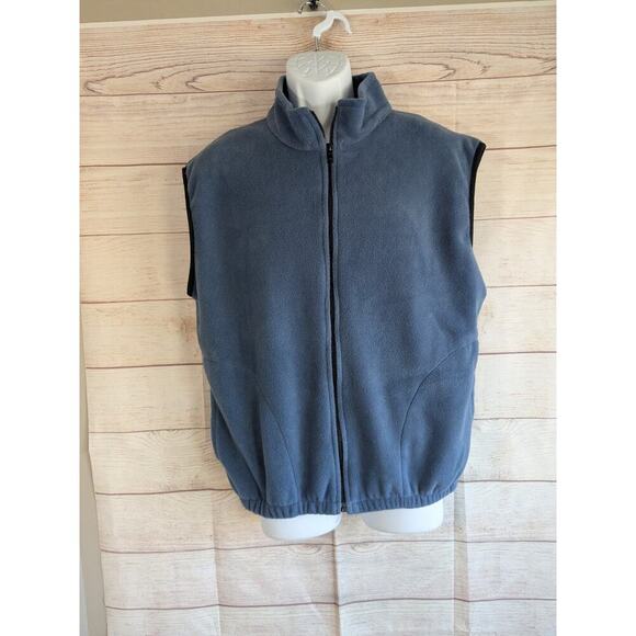 NEO Vest Jacket Size M Blue Fleece Full Zip - Picture 1 of 6